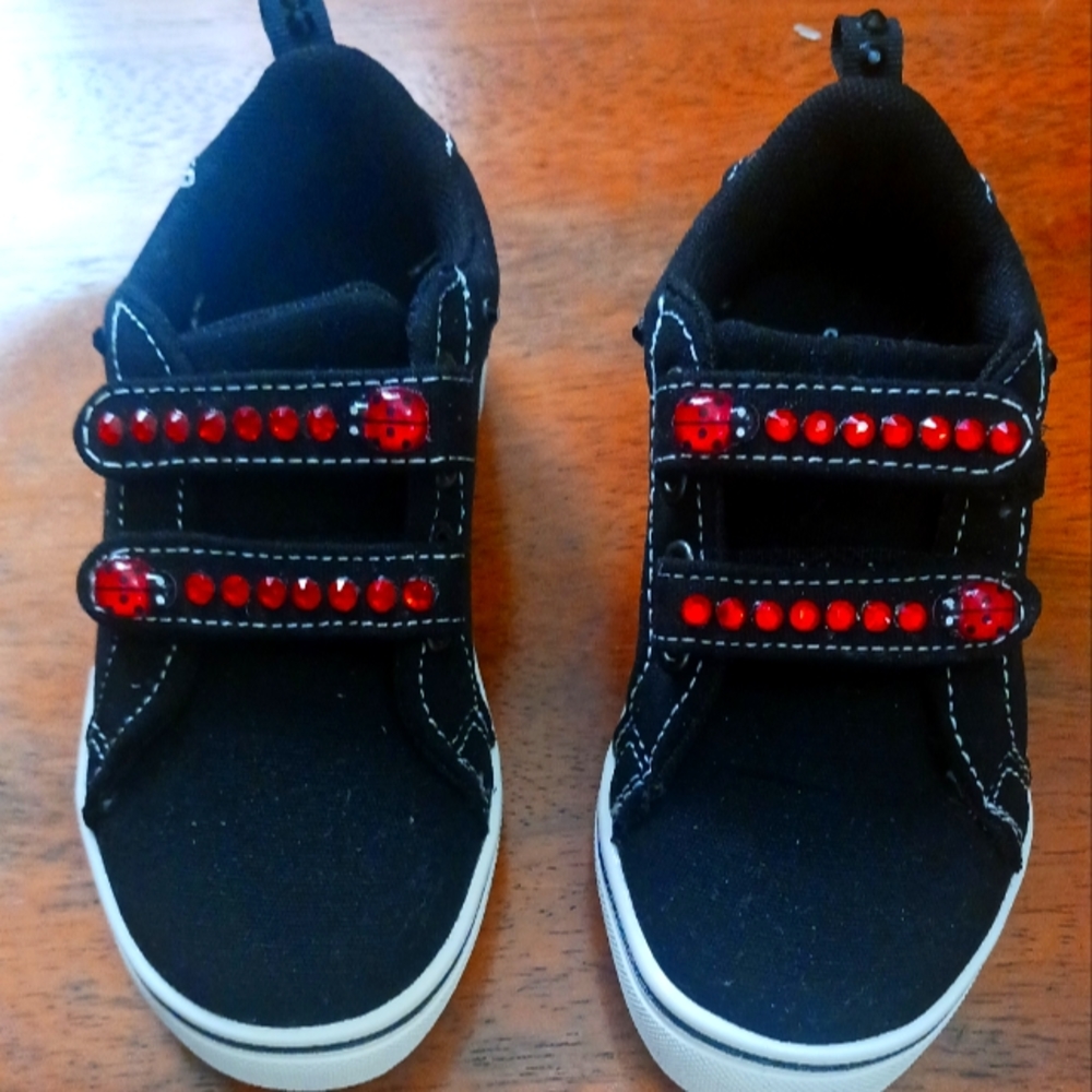 Lady bug shoes